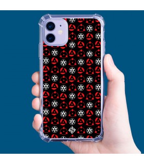 Funda Antigolpe [ Motorola Edge 30 Neo ] Dibujos Frikis [ Ojos Sharingan ] Esquina Reforzada Silicona 1.5mm