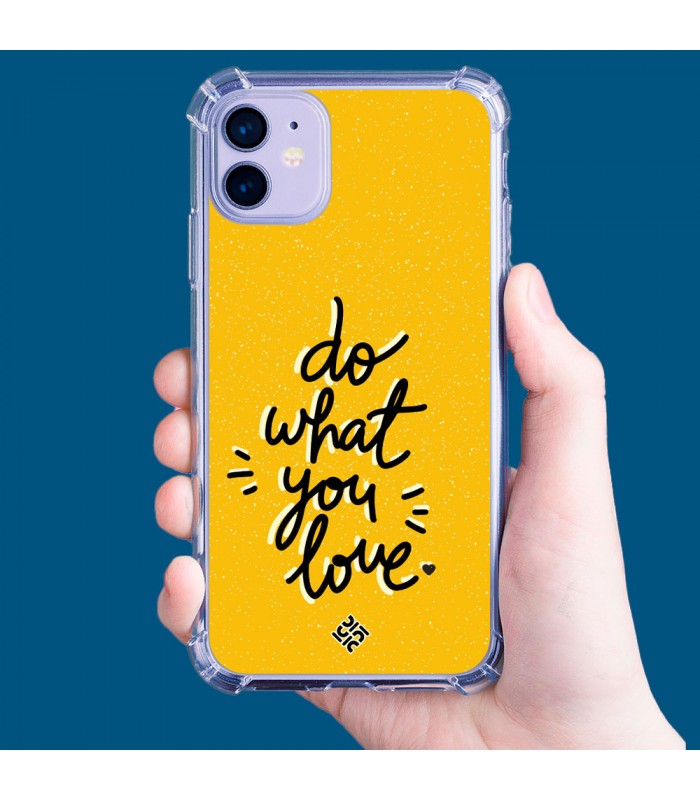 Funda Antigolpe [ Motorola Edge 30 Neo ] Dibujo Frases Guays [ Do What You Love ] Esquina Reforzada Silicona 1.5mm