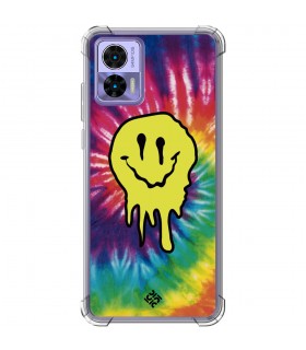 Funda Antigolpe [ Motorola Edge 30 Neo ] Dibujo Tendencias [ Sonrisa Smile Swirl Abstracto ] Esquina Reforzada 