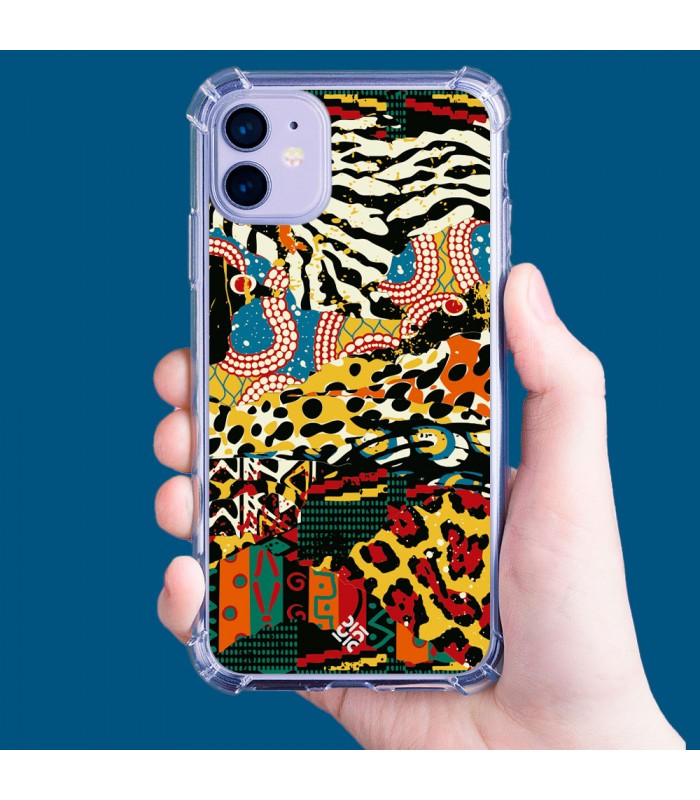 Funda Antigolpe [ Motorola Edge 30 Lite ] Dibujo Tendencias [ Pieles de Animales y Telas ] Esquina Reforzada Silicona 