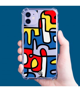 Funda Antigolpe [ Motorola Edge 30 Lite ] Dibujo Auténtico [ Impresión Moderna de Arte Minimalista ] Reforzada 