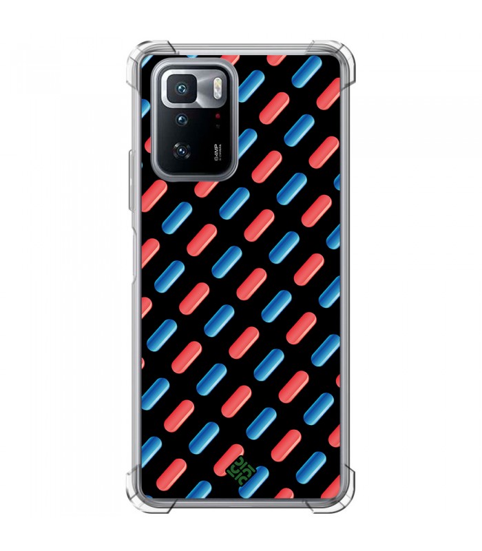 Funda Antigolpe [ POCO X3 GT ] Cine Fantástico [ Pildora Roja y Azul ] Esquina Reforzada Silicona 1.5mm