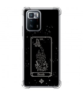 Funda Antigolpe [ POCO X3 GT ] Dibujo Esotérico [ Carta del Tarot -  Death ] Esquina Reforzada Silicona 1.5mm