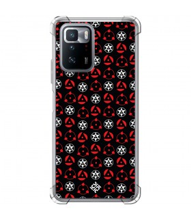 Funda Antigolpe [ POCO X3 GT ] Dibujos Frikis [ Ojos Sharingan ] Esquina Reforzada Silicona 1.5mm Transparente