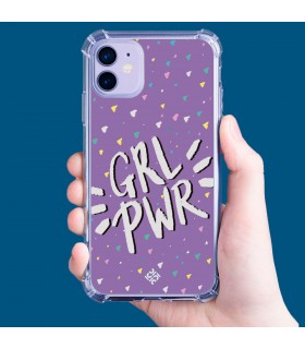 Funda Antigolpe [ POCO X3 GT ] Dibujo Frases Guays [ GRL Power ] Esquina Reforzada Silicona 1.5mm Transparente