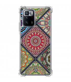 Funda Antigolpe [ POCO X3 GT ] Dibujo Auténtico [ Motivos Mandala ] Esquina Reforzada Silicona 1.5mm Transparente