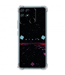 Funda Antigolpe [ Realme Narzo 50A ] Cine Fantástico [ Odisea En El Espacio Viaje ] Esquina Reforzada 1.5