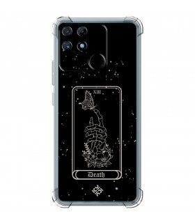 Funda Antigolpe [ Realme Narzo 50A ] Dibujo Esotérico [ Carta del Tarot -  Death ] Esquina Reforzada Silicona 1.5mm