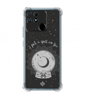 Funda Antigolpe [ Realme Narzo 50A ] Dibujo Gotico [ Bola Mágica ] Esquina Reforzada Silicona 1.5mm Transparente