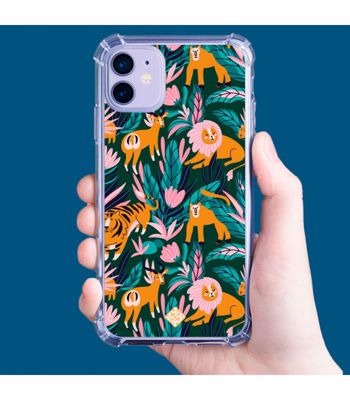 Funda Antigolpe [ Realme Narzo 50A ] Dibujo Mascotas [ Estampado Animales de Selva ] Esquina Reforzada Silicona 1.5