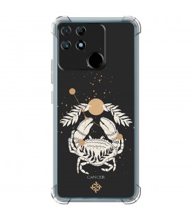 Funda Antigolpe [ Realme Narzo 50A ] Dibujo Zodiaco [ Signo Zodiacal - Cancer ] Esquina Reforzada Silicona 1.5mm