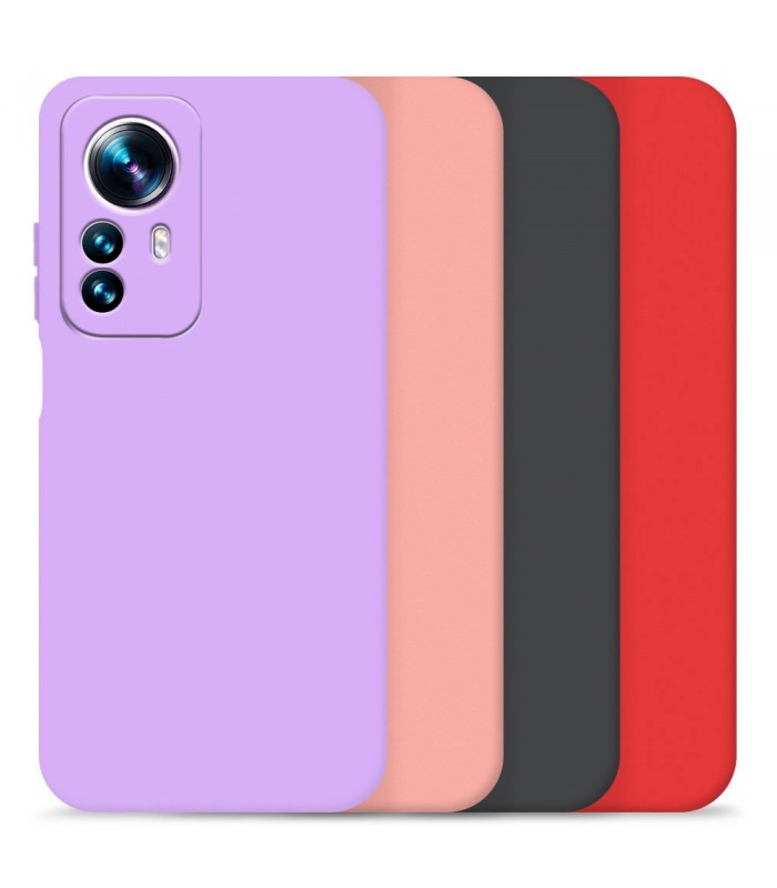 Funda Silicona Suave Xiaomi 12T / 12T Pro disponible en 4 Colores