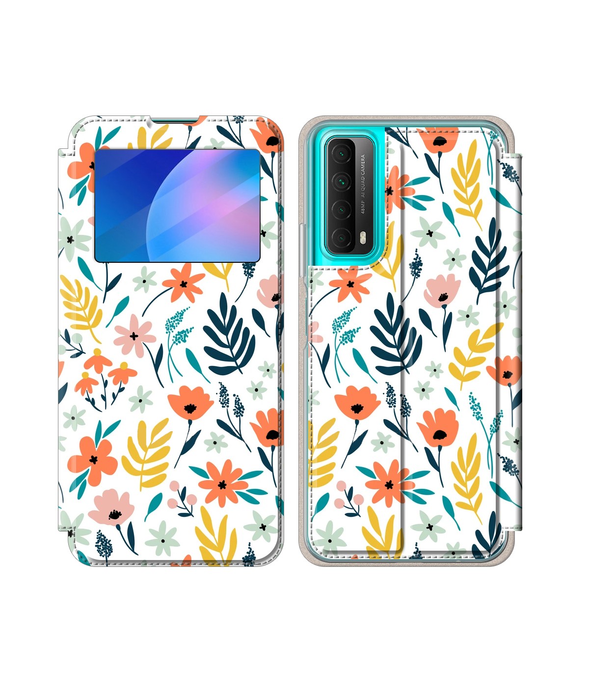 Funda libro Flip Cover Tapa, Ventana y Soporte Huawei P Smart Z Rosa