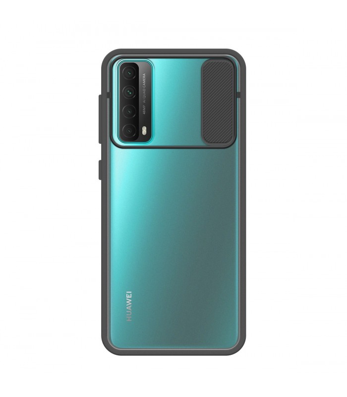 Funda Silicona Suave Huawei P Smart 2021 con cámara Cubierta Deslizante