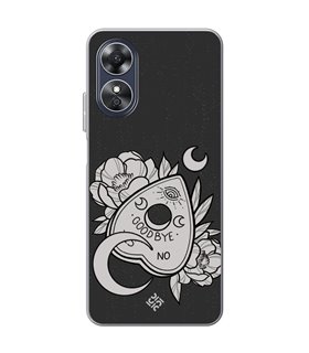 Funda para [ OPPO A17 ] Dibujo Gotico [ Dieza de la Ouija - Yes or No ] de Silicona Flexible para Smartphone