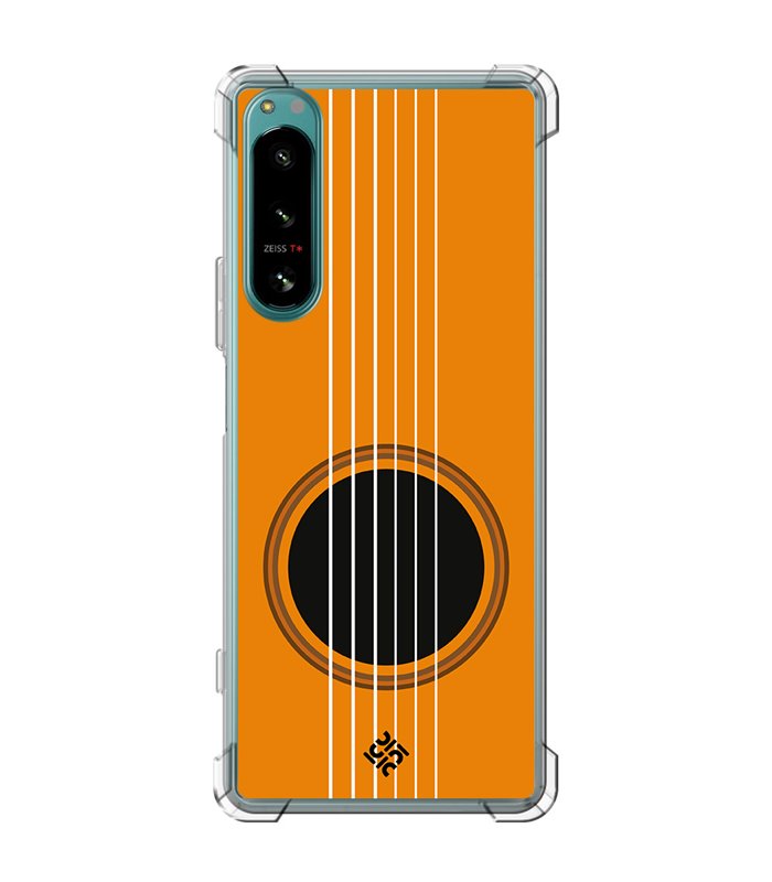 Funda Antigolpe [ Sony Xperia 5 IV ] Diseño Música [ Caja de Resonancia Guitarra ] Esquina Reforzada Silicona 1.5mm