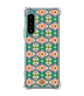 Funda Antigolpe [ Sony Xperia 5 IV ] Dibujos Retro [ Tercer Ojo - Caleidoscopio ] Esquina Reforzada Silicona 1.5mm