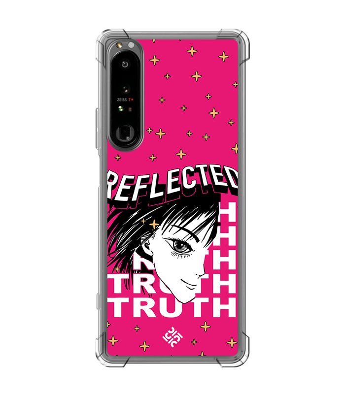Funda Antigolpe [ Sony Xperia 1 IV ] Dibujos Frikis [ Chica Manga Reflected Truth ] Esquina Reforzada 1.5mm Transparente
