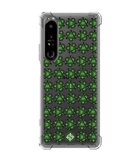 Funda Antigolpe [ Sony Xperia 1 IV ] Dibujos Frikis [ Dados Rol Pifia y Crítico ] Esquina Reforzada Silicona 1.5mm