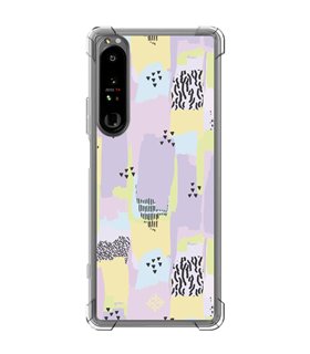 Funda Antigolpe [ Sony Xperia 1 IV ] Dibujo Tendencias [ Patron Pinceladas Coloridas Con Estampado ] Esquina Reforzada