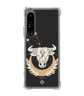 Funda Antigolpe [ Sony Xperia 1 IV ] Dibujo Zodiaco [ Signo Zodiacal - Tauro ] Esquina Reforzada Silicona 1.5mm