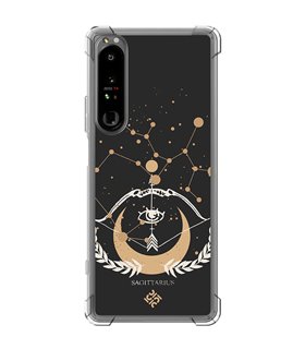 Funda Antigolpe [ Sony Xperia 1 IV ] Dibujo Zodiaco [ Signo Zodiacal - Sagitario ] Esquina Reforzada Silicona 1.5mm