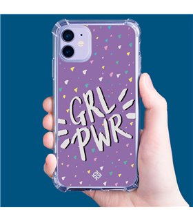 Funda Antigolpe [ Sony Xperia 10 IV ] Dibujo Frases Guays [ GRL Power ] Esquina Reforzada Silicona 1.5mm Transparente