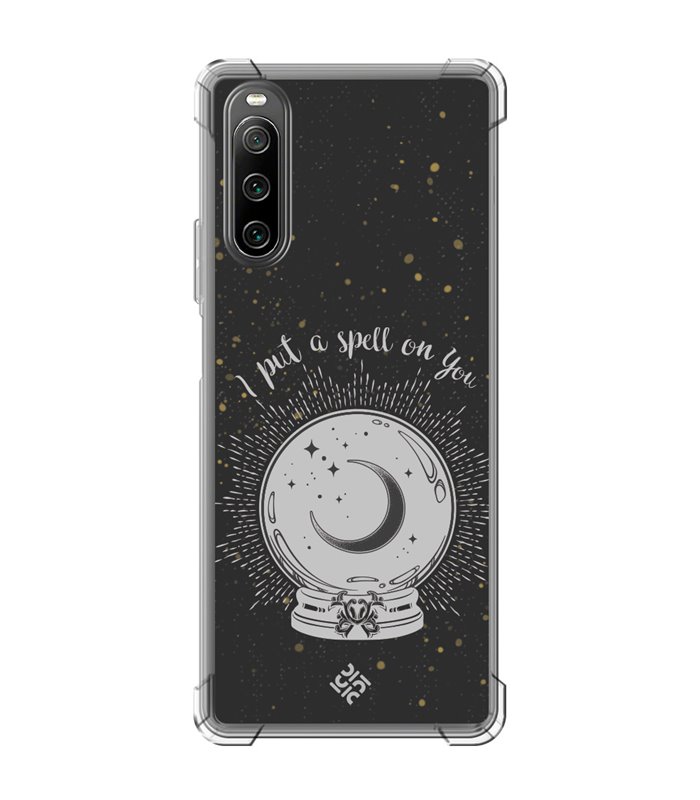 Funda Antigolpe [ Sony Xperia 10 IV ] Dibujo Gotico [ Bola Mágica ] Esquina Reforzada Silicona 1.5mm Transparente