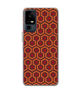 Funda para [ TCL 40R 5G ] Cine Fantástico [ Alfombra El Resplandor ] de Silicona Flexible para Smartphone