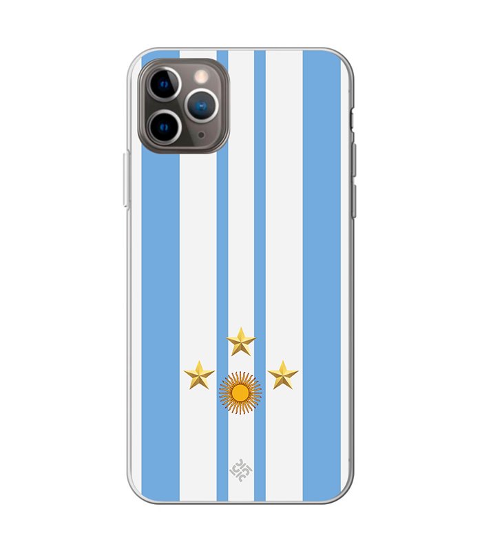 Funda para  [ iPhone 11 Pro Max ] Copa del Mundo [ Mundial Argentina 2022 ] de Silicona Flexible para Smartphone