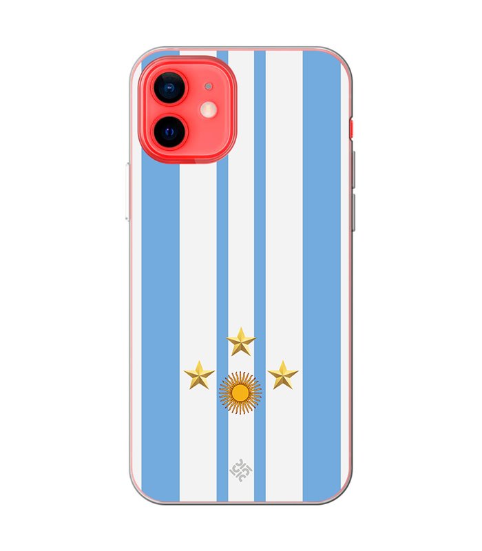 Funda para  [ iPhone 12 Mini ] Copa del Mundo [ Mundial Argentina 2022 ] de Silicona Flexible para Smartphone
