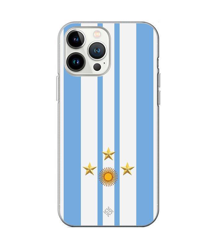 Funda para  [ iPhone 13 Pro ] Copa del Mundo [ Mundial Argentina 2022 ] de Silicona Flexible para Smartphone