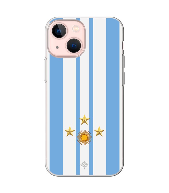Funda para  [ iPhone 13 Mini ] Copa del Mundo [ Mundial Argentina 2022 ] de Silicona Flexible para Smartphone
