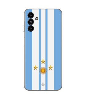 Funda para  [ Samsung Galaxy A04s ] Copa del Mundo [ Mundial Argentina 2022 ] de Silicona Flexible para Smartphone