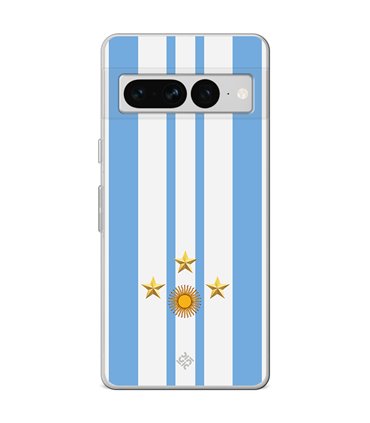 Funda para  [ Google Pixel 7 Pro ] Copa del Mundo [ Mundial Argentina 2022 ] de Silicona Flexible para Smartphone