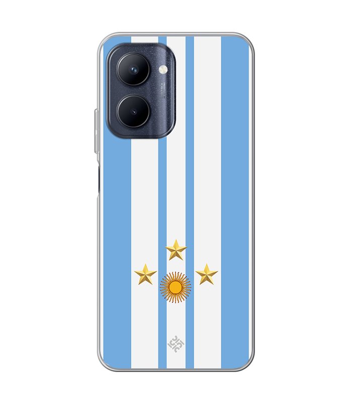 Funda para  [ Realme C33 ] Copa del Mundo [ Mundial Argentina 2022 ] de Silicona Flexible para Smartphone