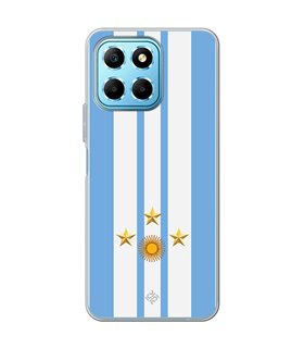 Funda para  [ Honor X8 5G ] Copa del Mundo [ Mundial Argentina 2022 ] de Silicona Flexible para Smartphone