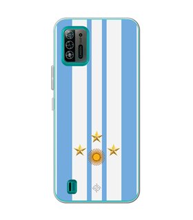 Funda para  [ ZTE Blade A52 Lite ] Copa del Mundo [ Mundial Argentina 2022 ] de Silicona Flexible para Smartphone