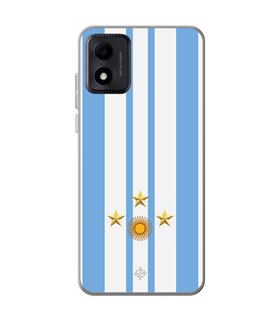 Funda para  [ TCL 305i ] Copa del Mundo [ Mundial Argentina 2022 ] de Silicona Flexible para Smartphone