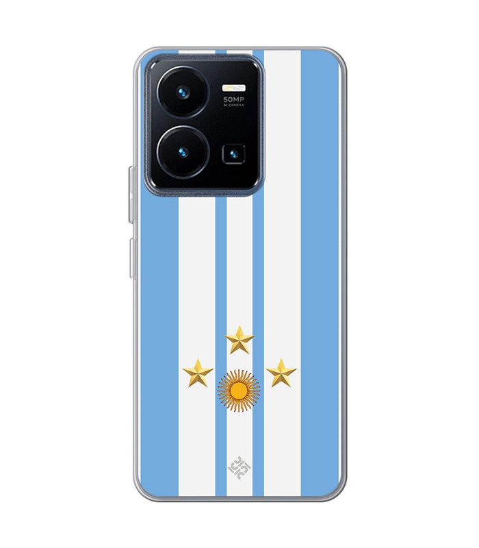 Funda para  [ Vivo Y22s ] Copa del Mundo [ Mundial Argentina 2022 ] de Silicona Flexible para Smartphone