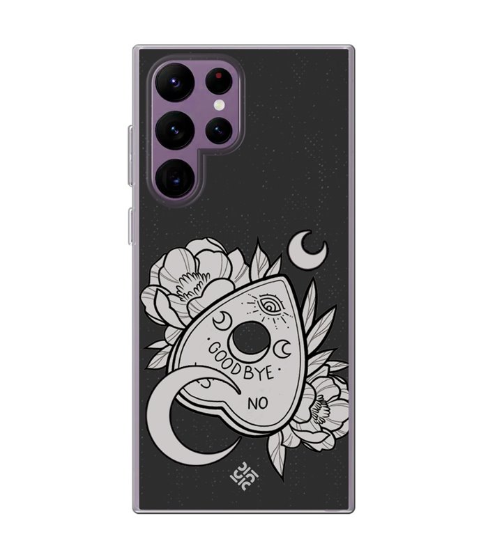 Funda para [ Samsung Galaxy S23 Ultra ] Dibujo Gotico [ Dieza de la Ouija - Yes or No ] de Silicona Flexible