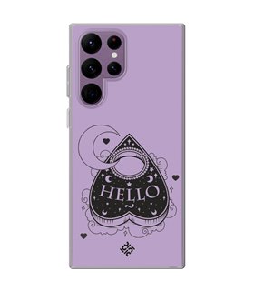 Funda para [ Samsung Galaxy S23 Ultra ] Dibujo Gotico [ Dieza de la Ouija - Hello ] de Silicona Flexible