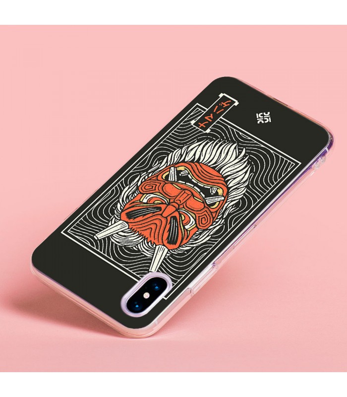 Funda para [ Samsung Galaxy S23 Ultra ] Dibujo Japones [ Demonio Namahage Japones ] de Silicona Flexible