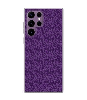 Funda para [ Samsung Galaxy S23 Ultra ] Dibujo Auténtico [ Patron Viña ] de Silicona Flexible para Smartphone