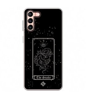 Funda para [ Samsung Galaxy S23 Plus ] Dibujo Esotérico [ Carta del Tarot - The Snake ] de Silicona Flexible