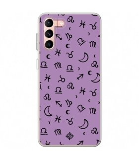 Funda para [ Samsung Galaxy S23 Plus ] Dibujo Esotérico [ 12 Signos del Zodiaco ] de Silicona Flexible para Smartphone