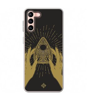 Funda para [ Samsung Galaxy S23 Plus ] Dibujo Esotérico [ Planchette Oráculo ] de Silicona Flexible para Smartphone