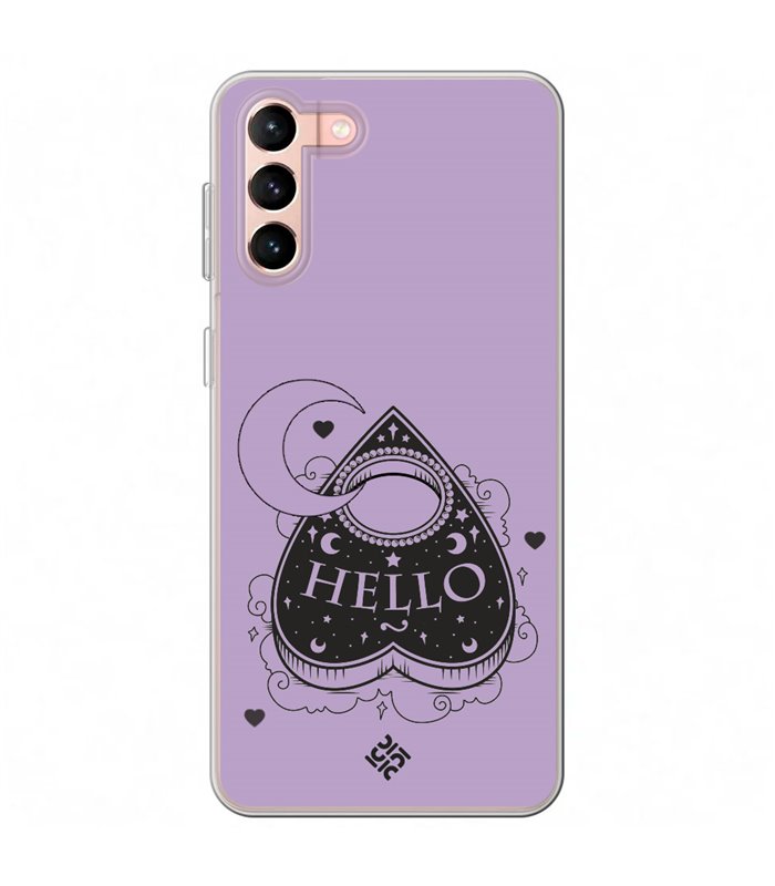 Funda para [ Samsung Galaxy S23 Plus ] Dibujo Gotico [ Dieza de la Ouija - Hello ] de Silicona Flexible