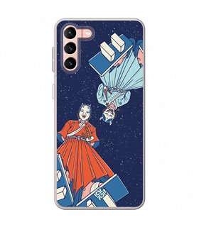 Funda para [ Samsung Galaxy S23 Plus ] Dibujo Japones [ Los dioses Japoneses Desde Arriba ] de Silicona