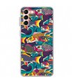 Funda para [ Samsung Galaxy S23 Plus ] Dibujo Mascotas [ Estampado Tropical - Pájaro de Madagascar ] 